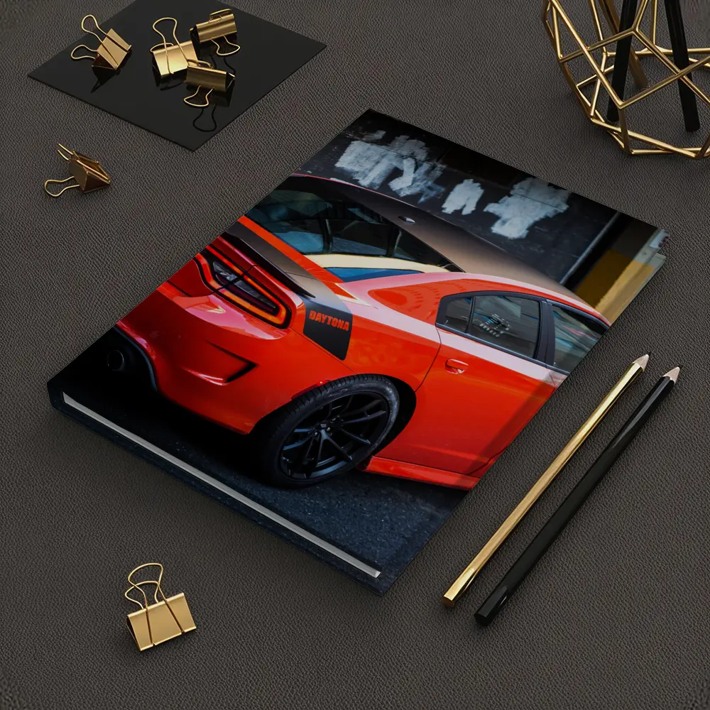 Dodge Charger Daytona Orange Urban Alley – Notebooks
