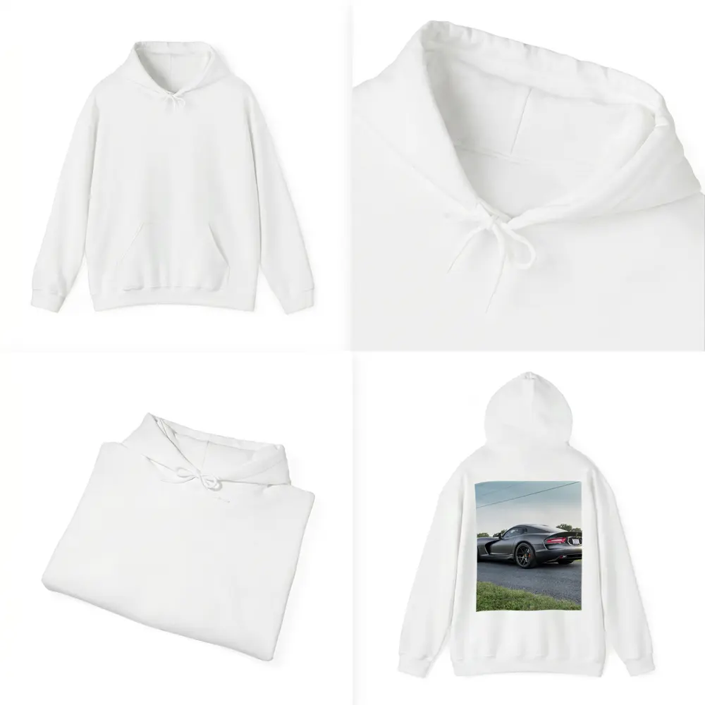 Dodge Viper GTS Matte Gray Country Road – Hoodies
