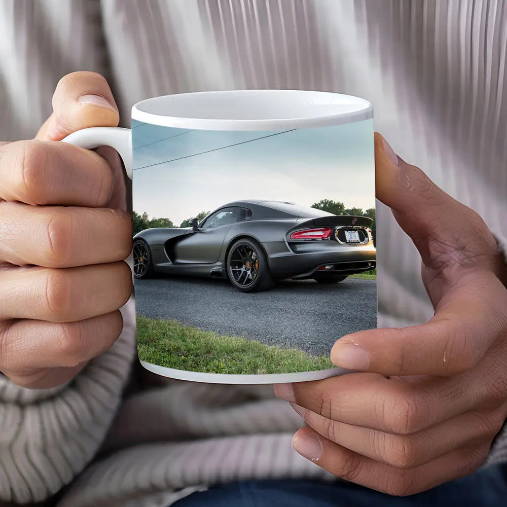 Dodge Viper GTS Matte Gray Country Road – Mugs