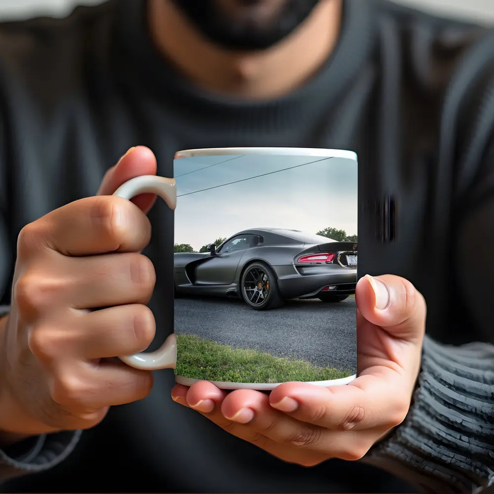 Dodge Viper GTS Matte Gray Country Road – Mugs