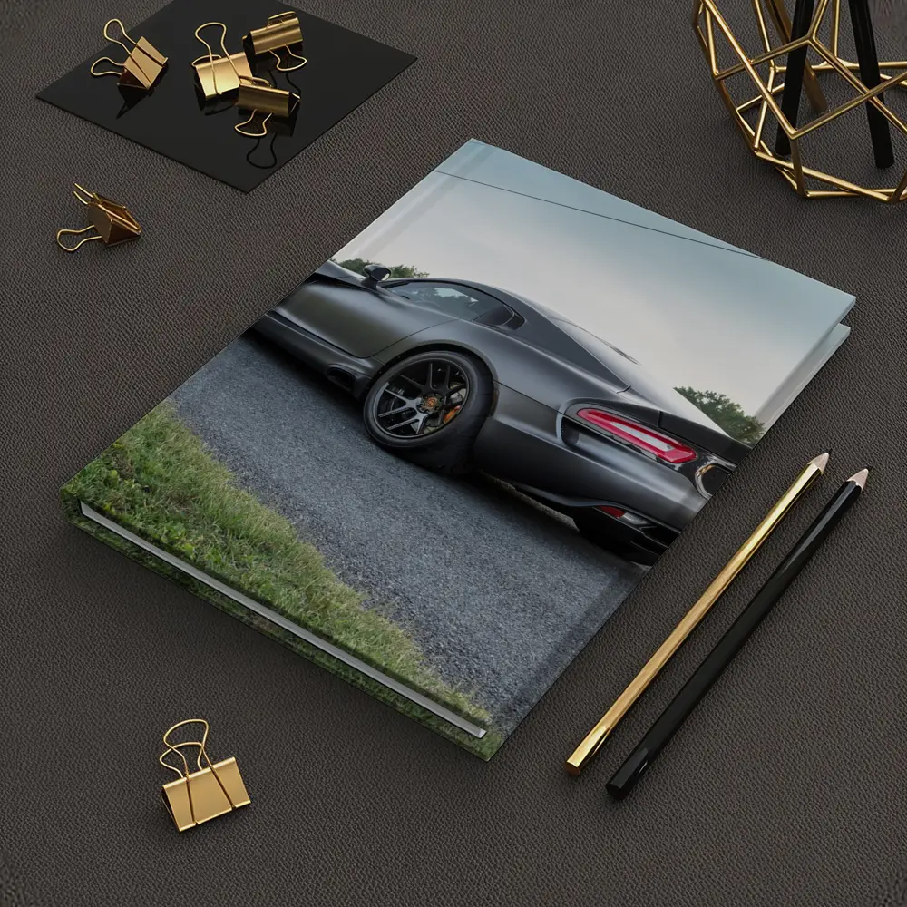 Dodge Viper GTS Matte Gray Country Road – Notebooks