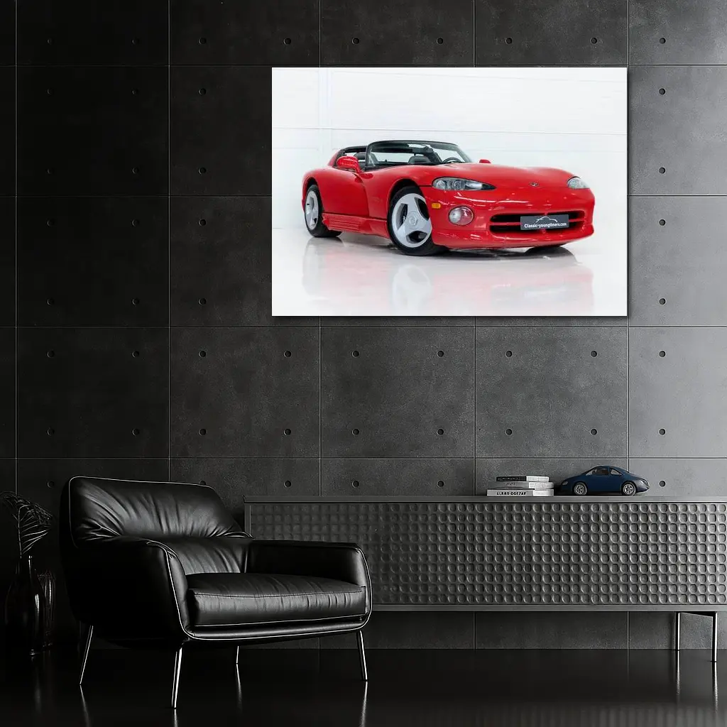 Dodge Viper RT10 Roadster Red Studio – Wall Art