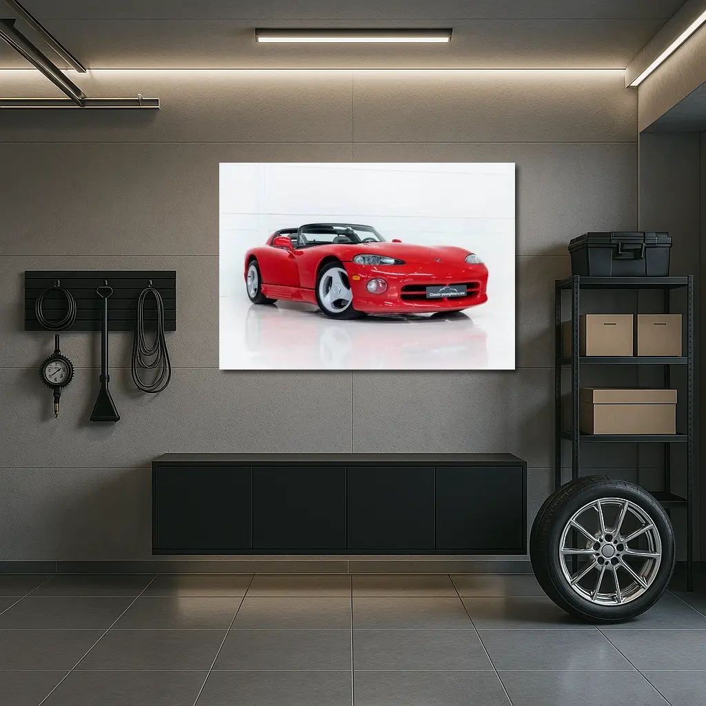 Dodge Viper RT10 Roadster Red Studio – Wall Art