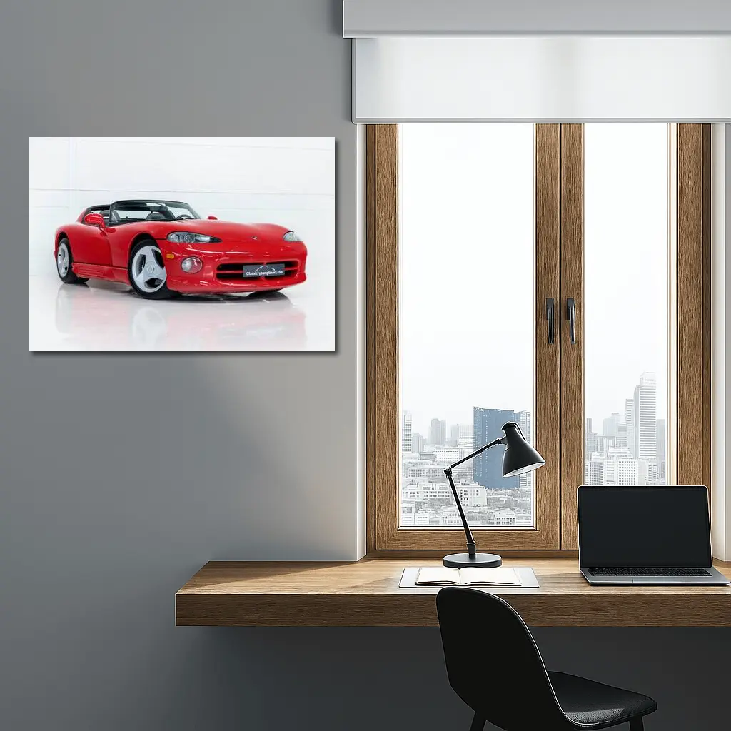 Dodge Viper RT10 Roadster Red Studio – Wall Art