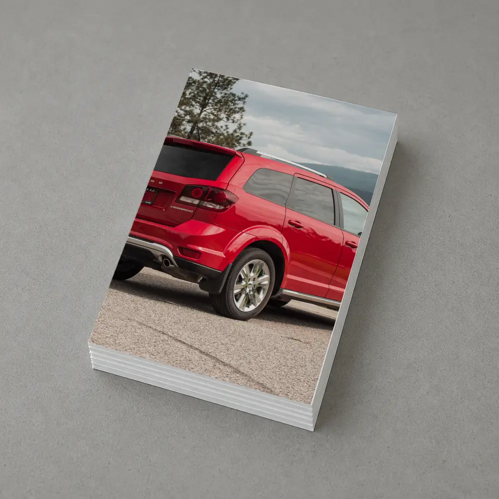 Dodge Journey Crossroad Red SUV Mountains – Postcards