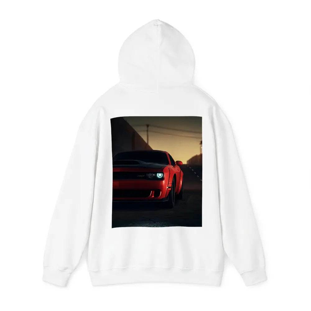 Dodge Challenger SRT Red Street Sunset – Hoodies