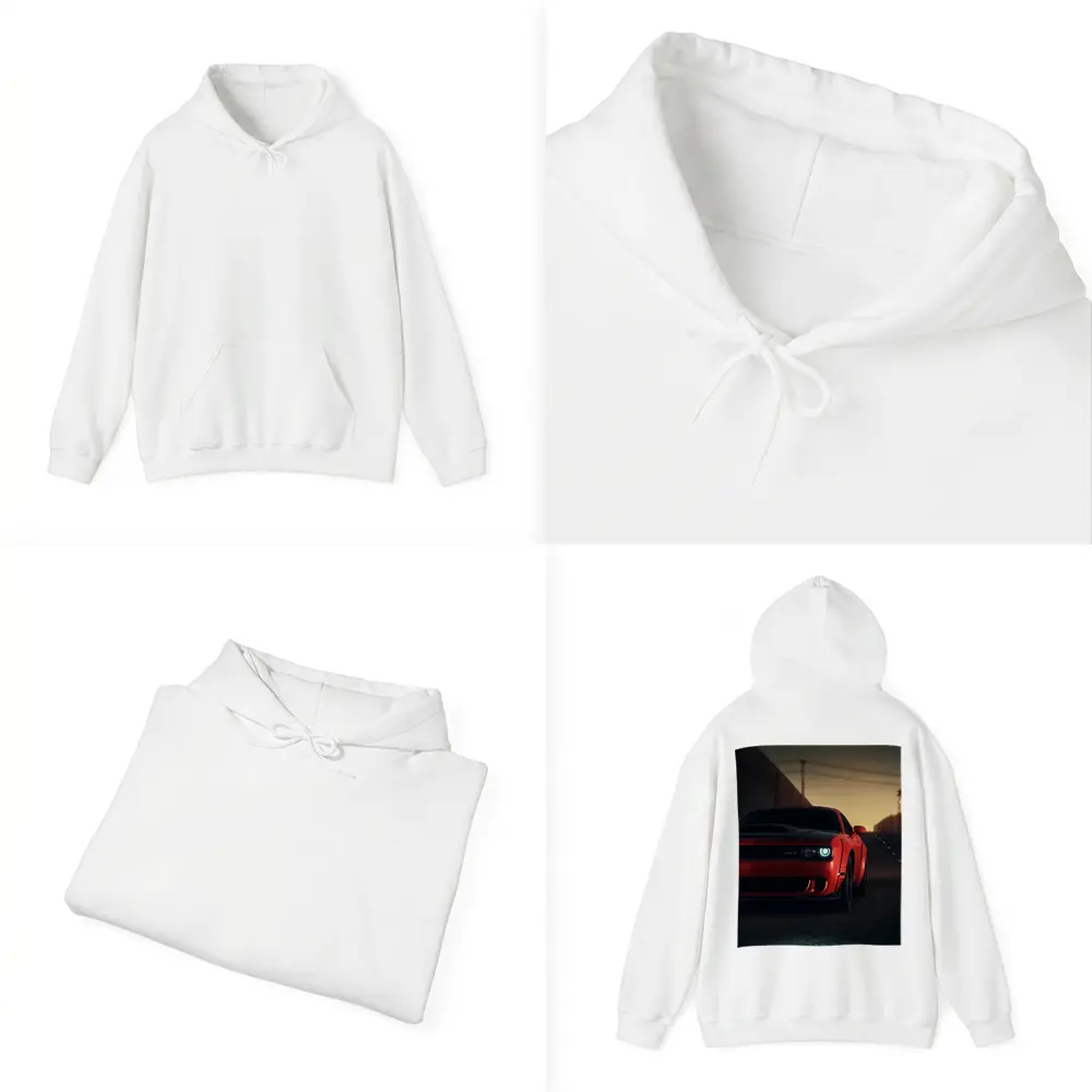 Dodge Challenger SRT Red Street Sunset – Hoodies