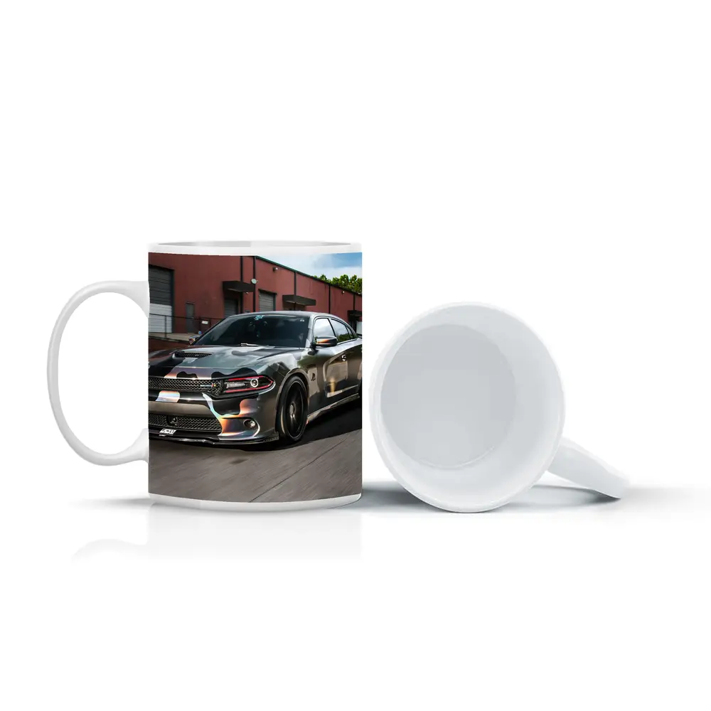 Dodge Charger Satin Camo Wrap Industrial Lot – Mugs