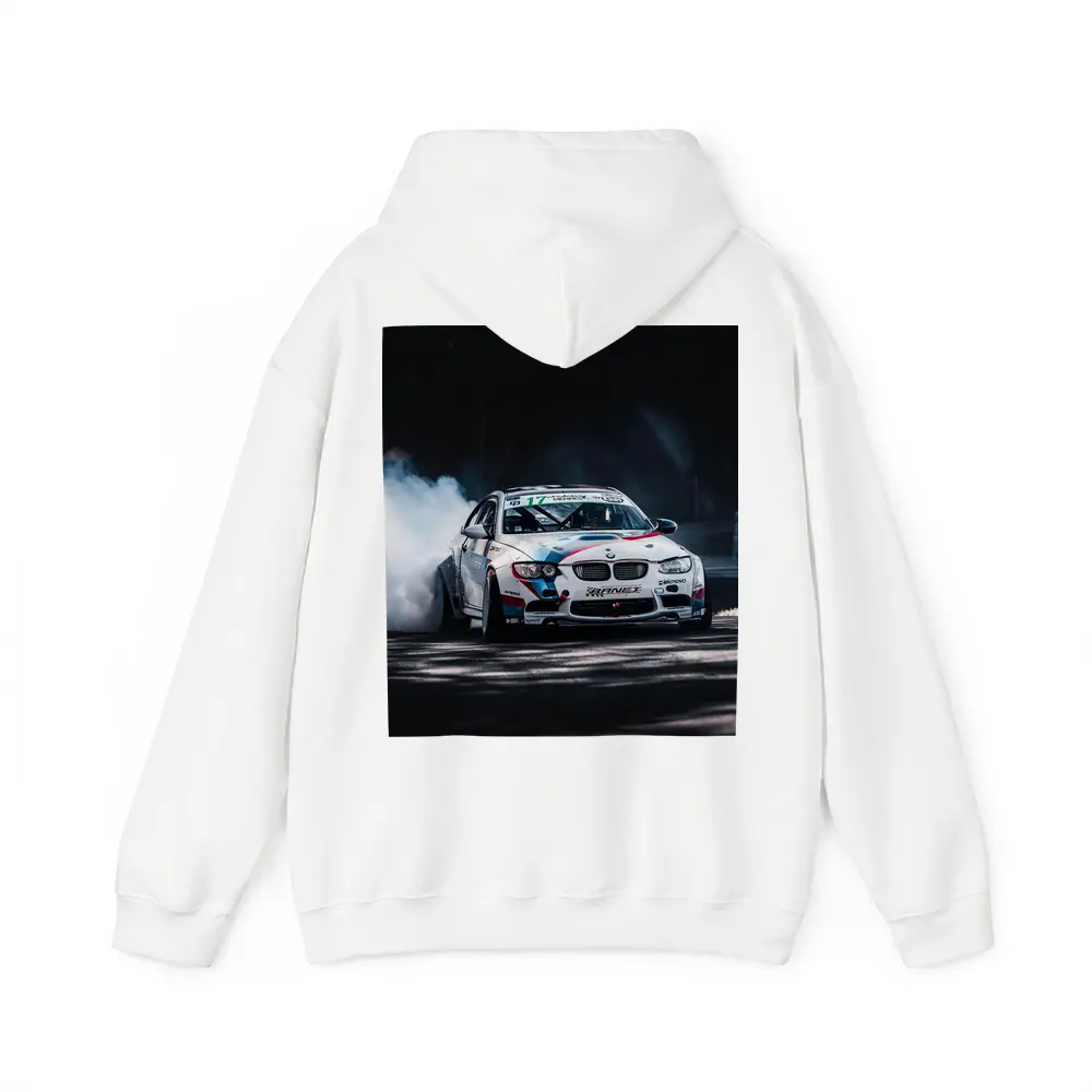 BMW M3 Drifting with Smoke Night Track – Hoodies