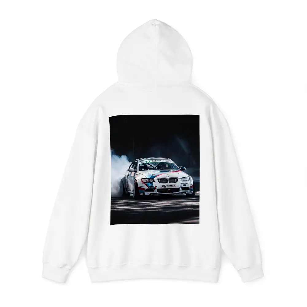 BMW M3 Drifting with Smoke Night Track – Hoodies