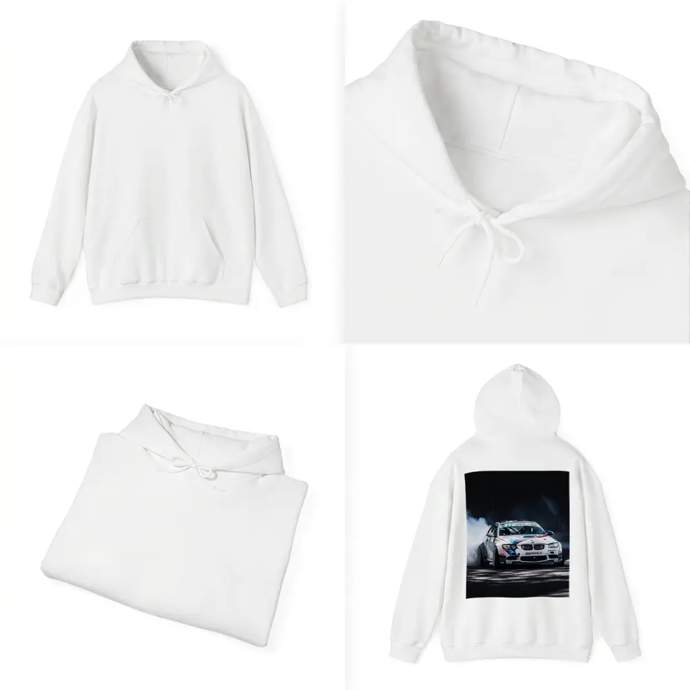 BMW M3 Drifting with Smoke Night Track – Hoodies