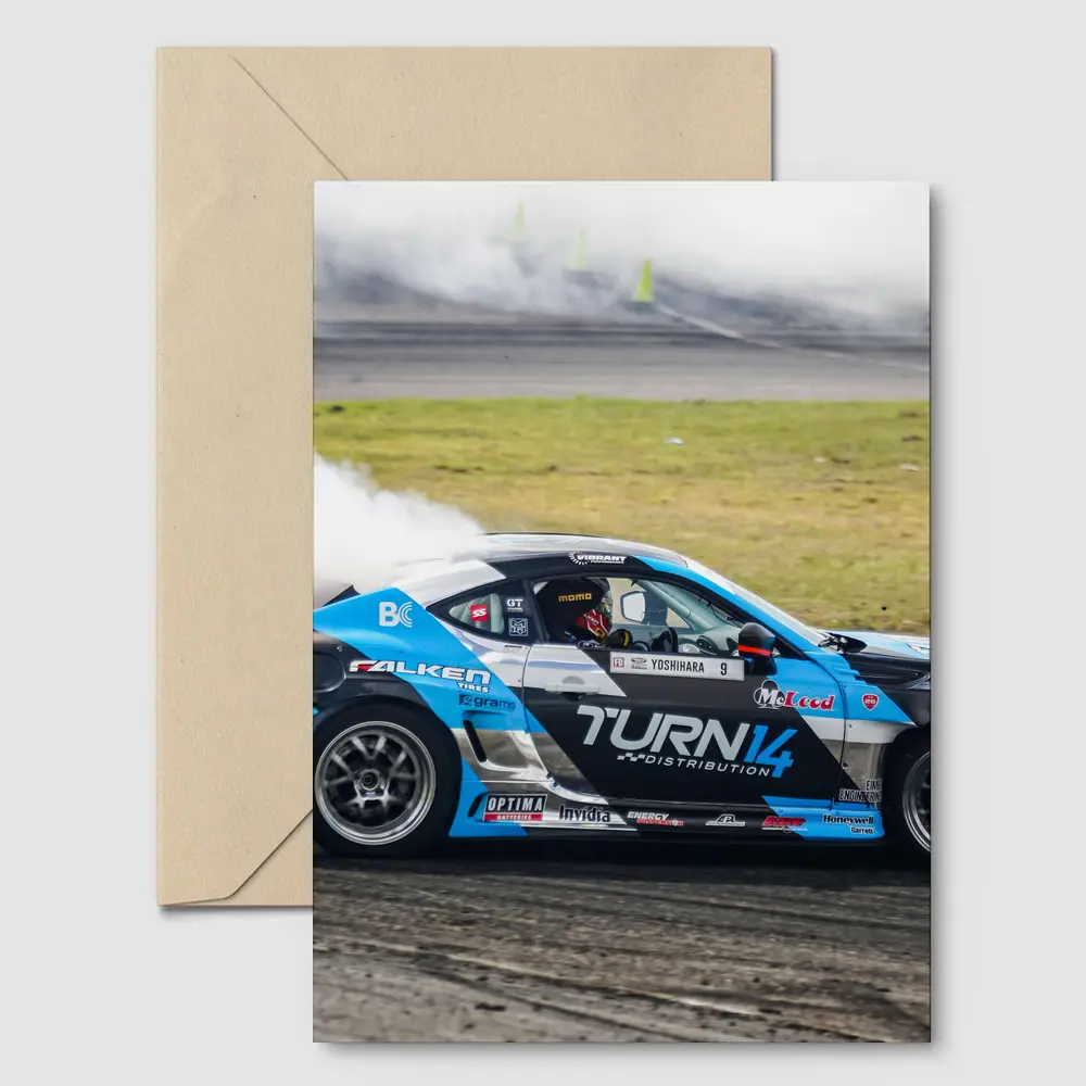 Subaru BRZ Formula Drift Track Smoke – Postcards