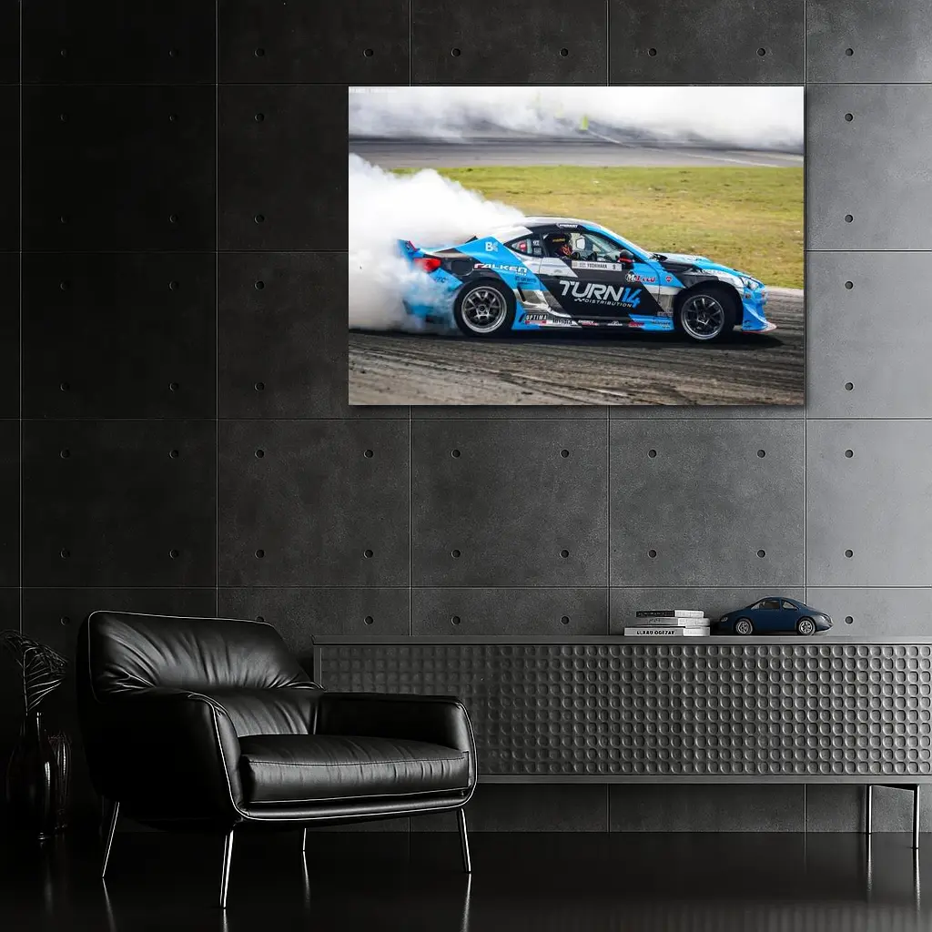 Subaru BRZ Formula Drift Track Smoke – Wall Art