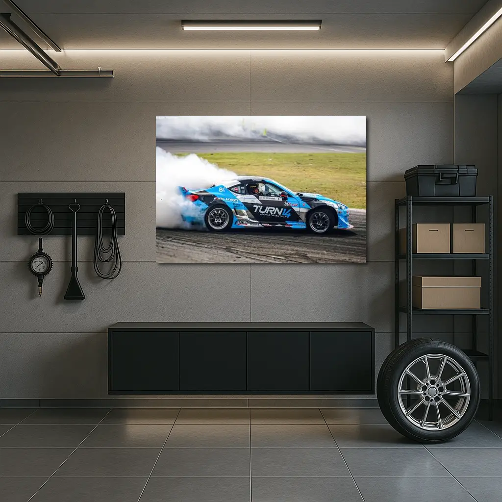 Subaru BRZ Formula Drift Track Smoke – Wall Art