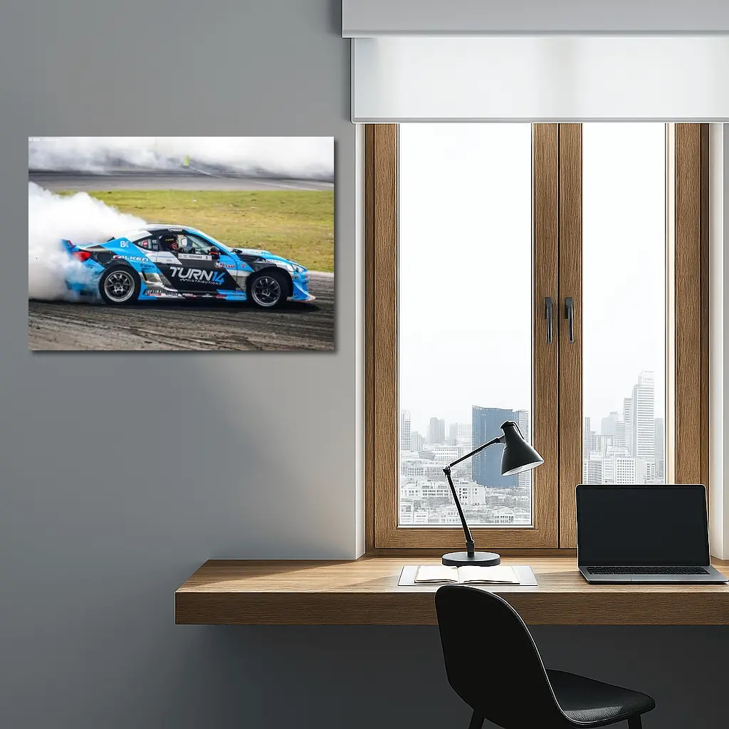 Subaru BRZ Formula Drift Track Smoke – Wall Art