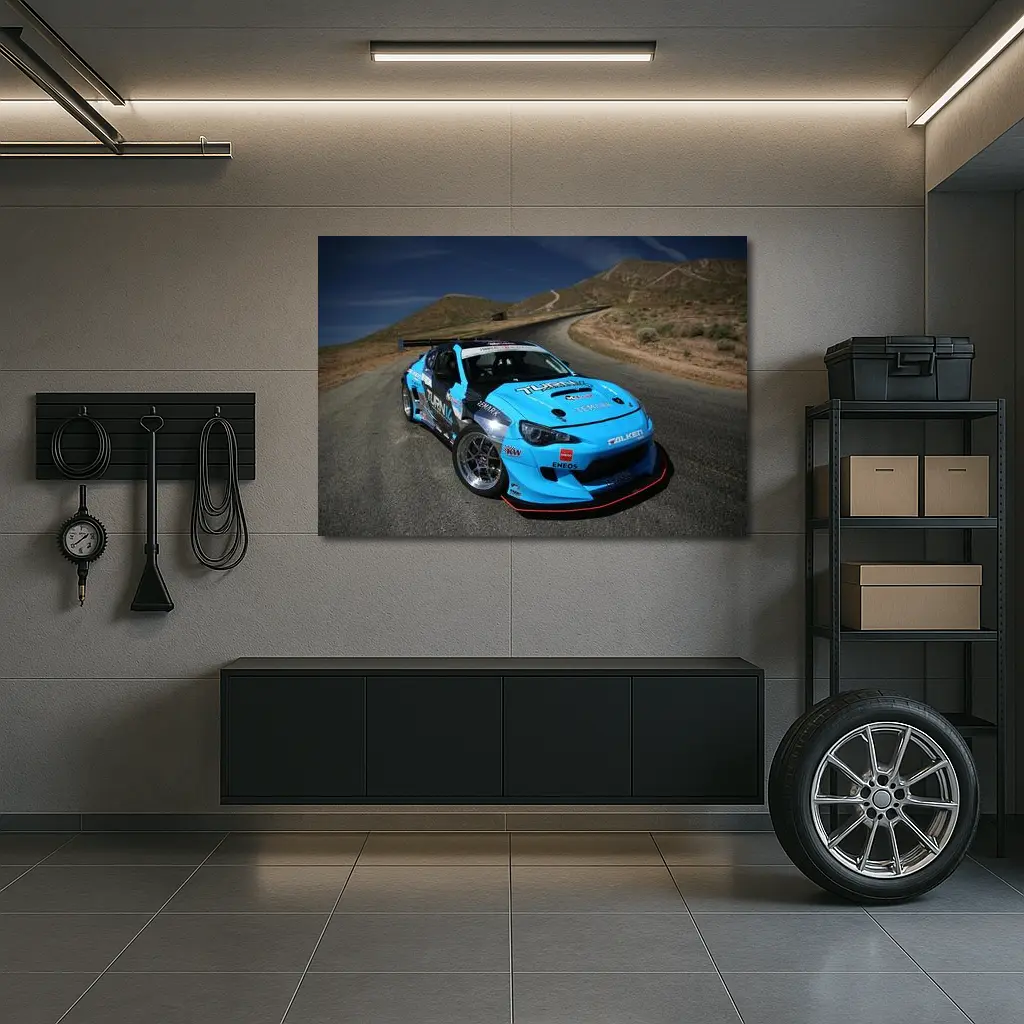 Toyota GT86 Formula Drift Race Car Desert – Wall Art