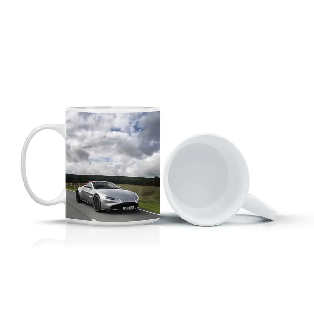Aston Martin Vantage Roadster Silver Country Road – Mugs