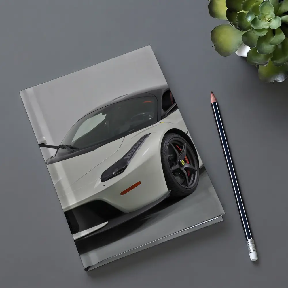 Ferrari LaFerrari White Supercar Studio Shot – Notebooks