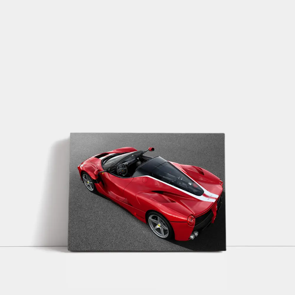 Ferrari LaFerrari Aperta Red Open Top – Wall Art
