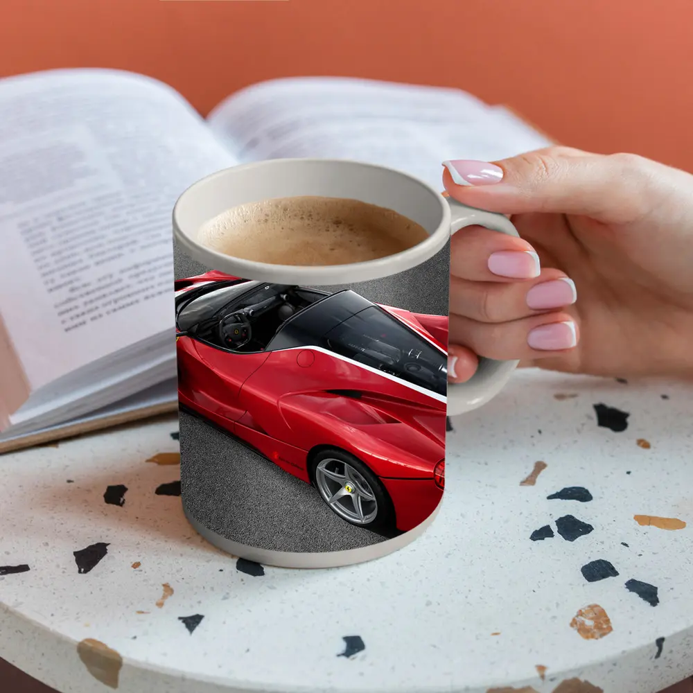 Ferrari LaFerrari Aperta Red Open Top – Mugs