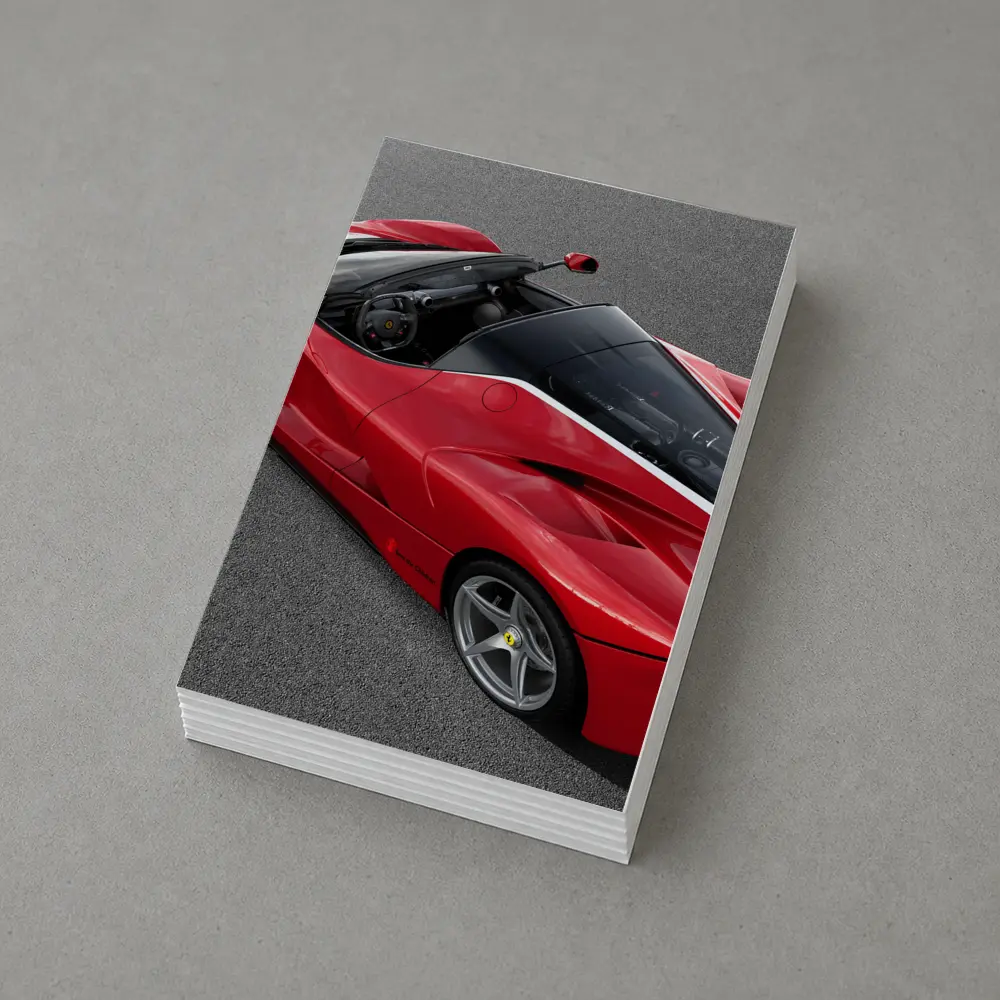 Ferrari LaFerrari Aperta Red Open Top – Postcards