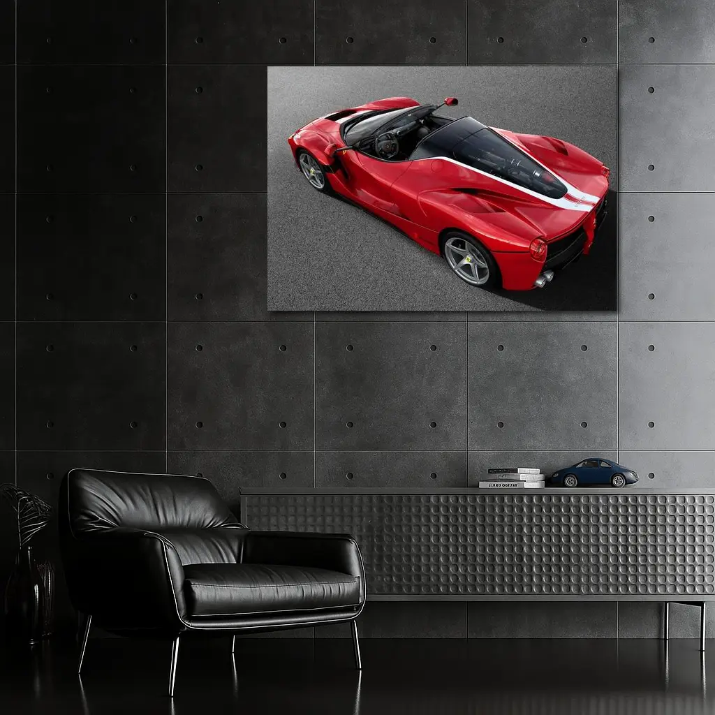 Ferrari LaFerrari Aperta Red Open Top – Wall Art