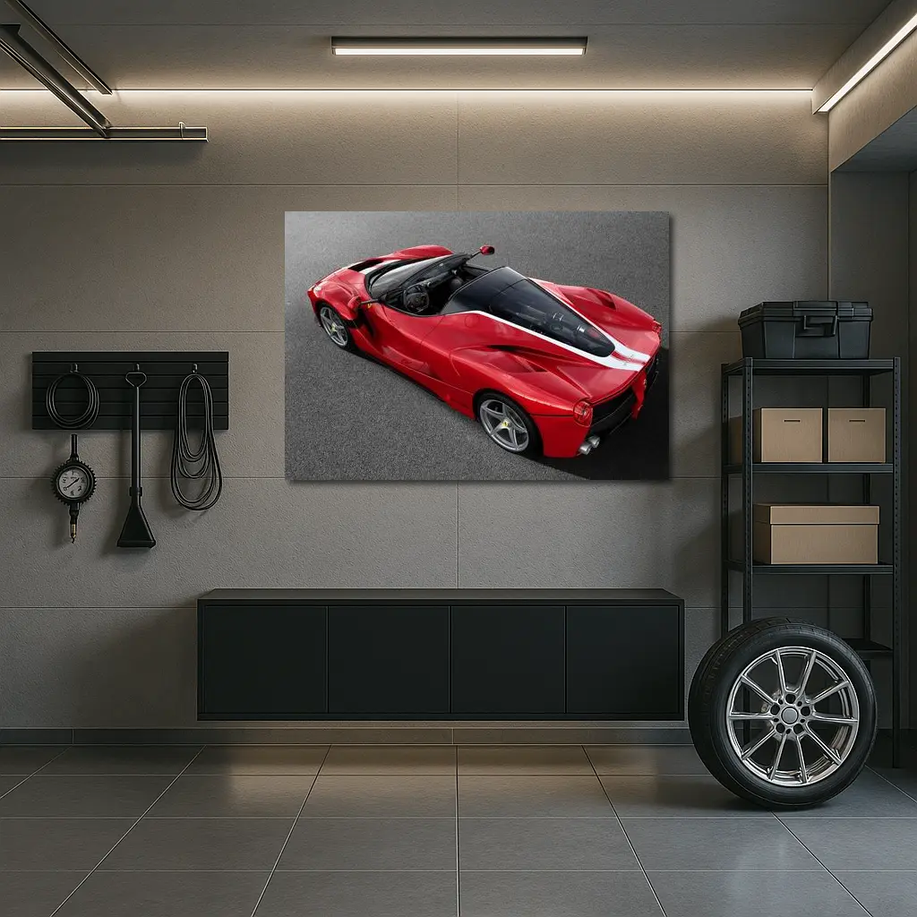 Ferrari LaFerrari Aperta Red Open Top – Wall Art