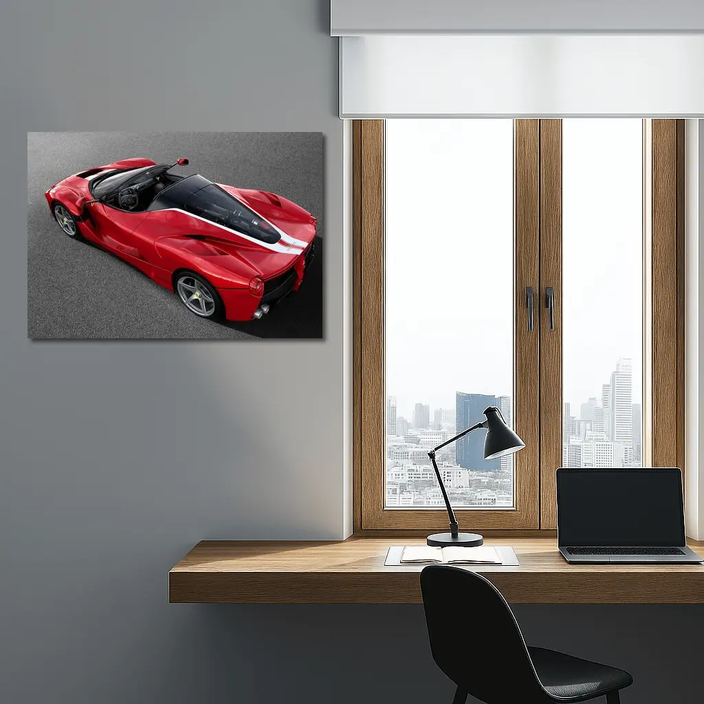 Ferrari LaFerrari Aperta Red Open Top – Wall Art