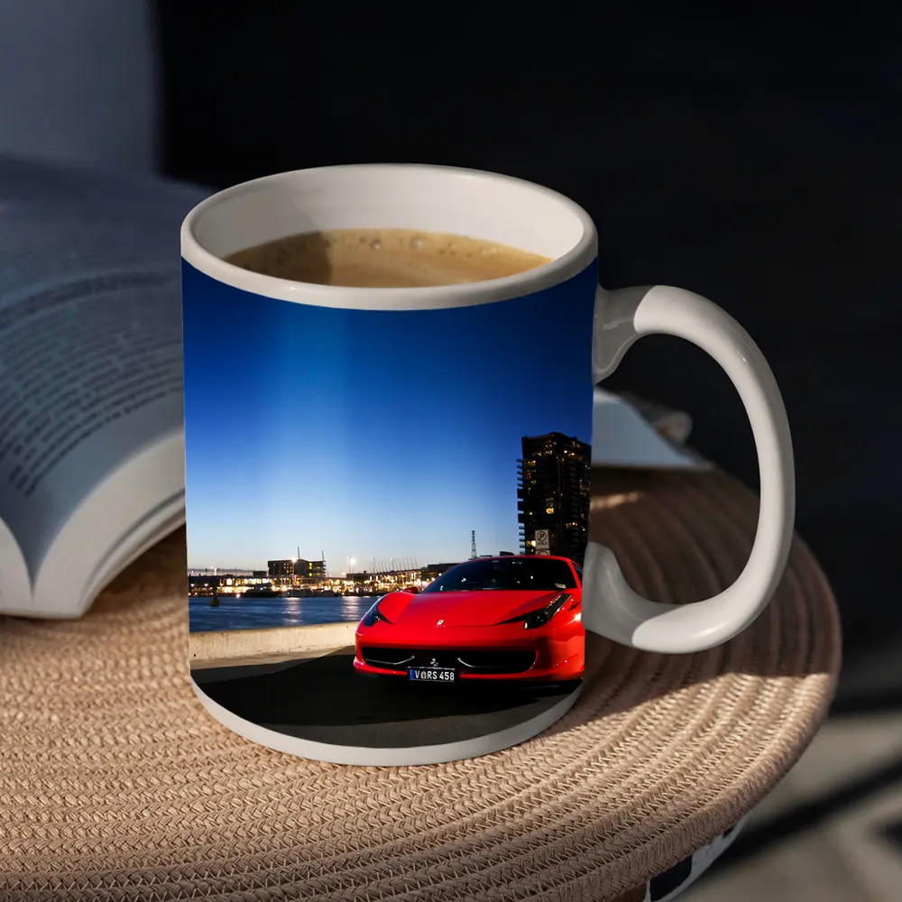 Ferrari 458 Italia Red City Dusk – Mugs