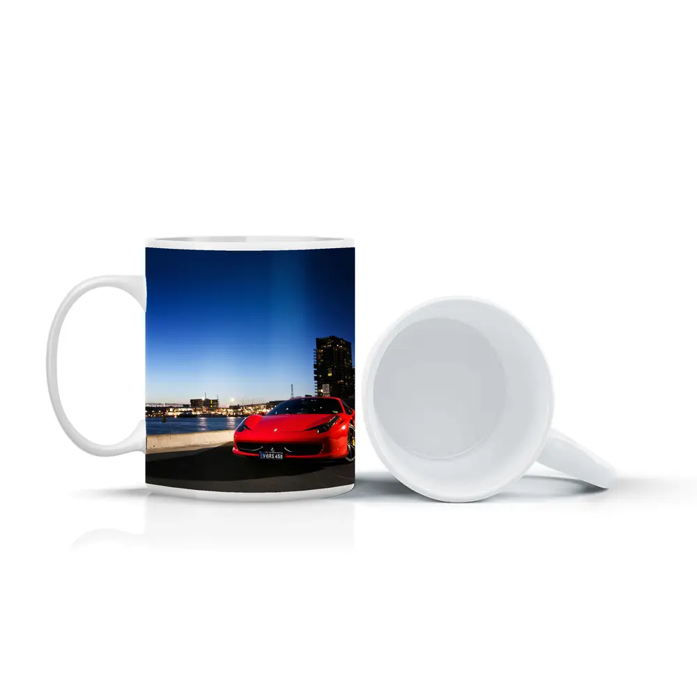 Ferrari 458 Italia Red City Dusk – Mugs