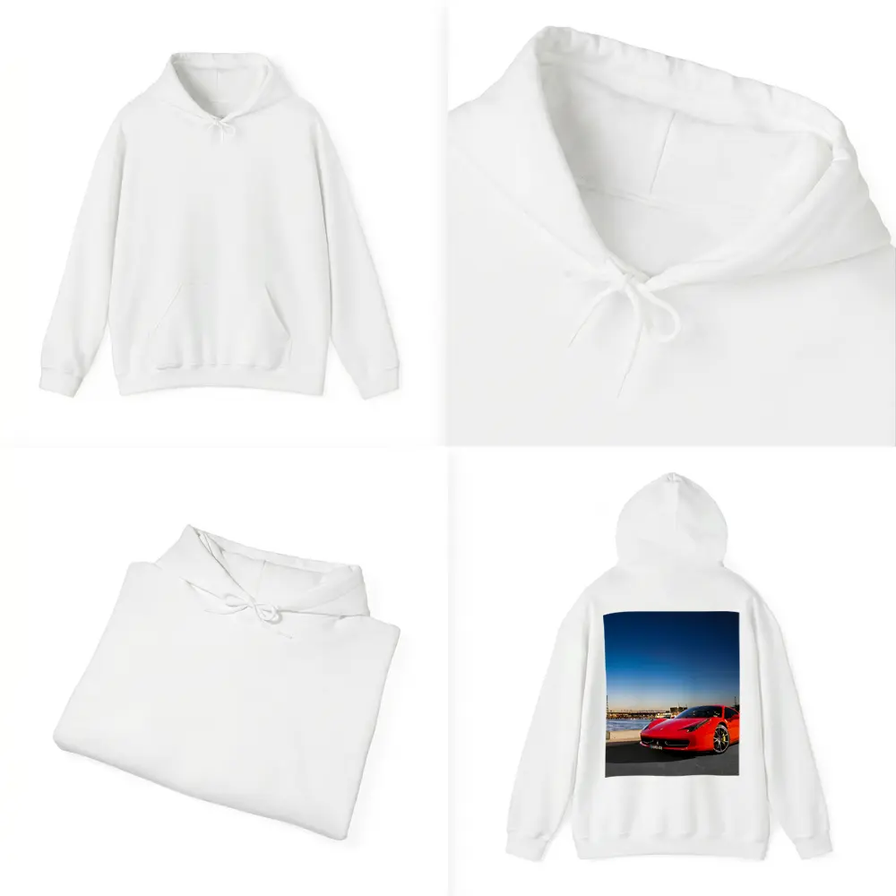Ferrari 458 Italia Red City Dusk – Hoodies