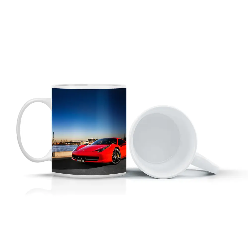 Ferrari 458 Italia Red City Dusk – Mugs