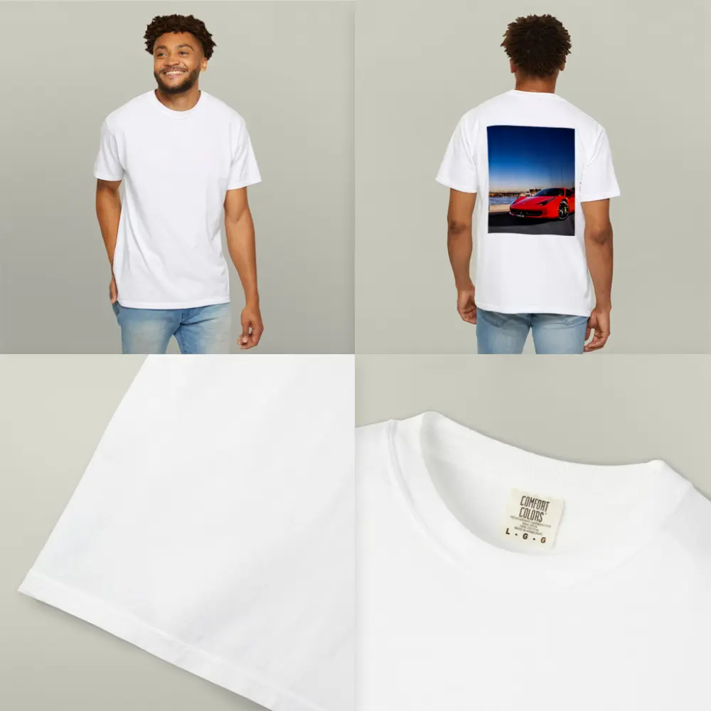 Ferrari 458 Italia Red City Dusk – T-Shirts