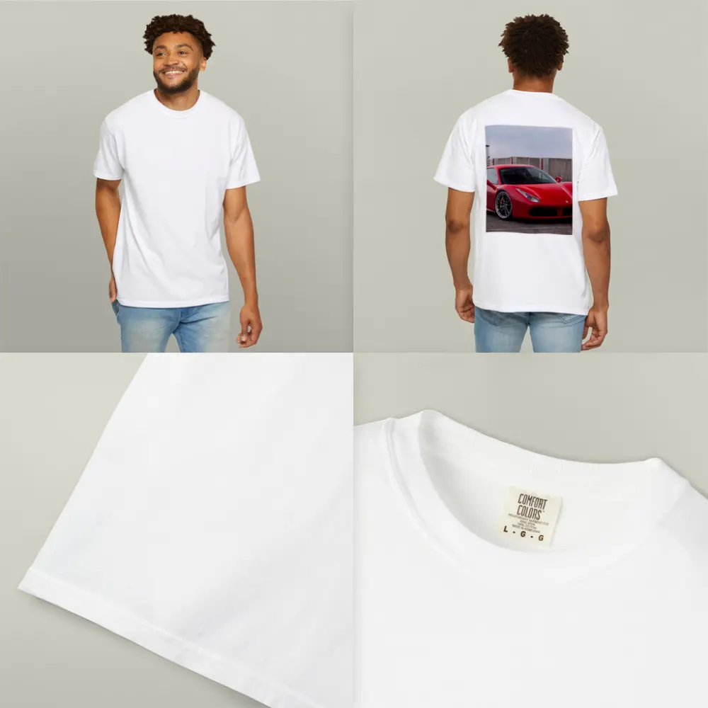 Ferrari 488 GTB Red Supercar Track Setting – T-Shirts