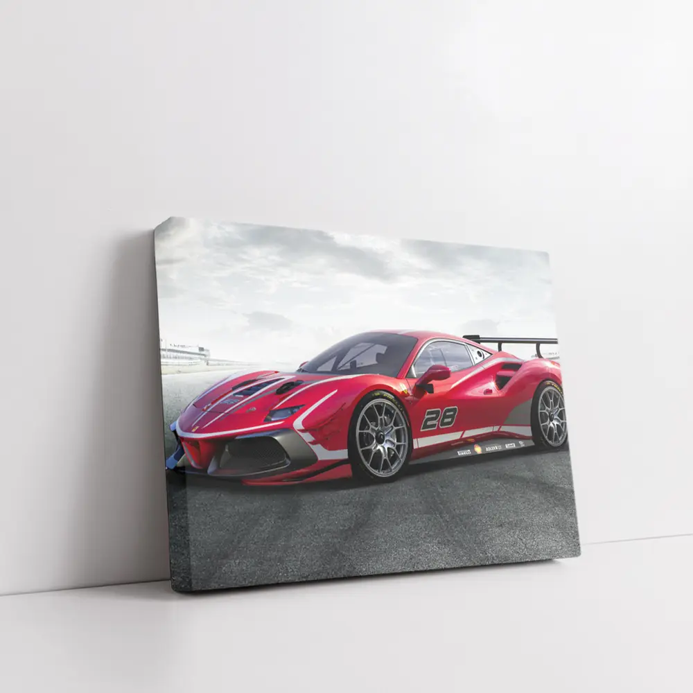 Ferrari 488 Challenge Evo Race Track – Wall Art