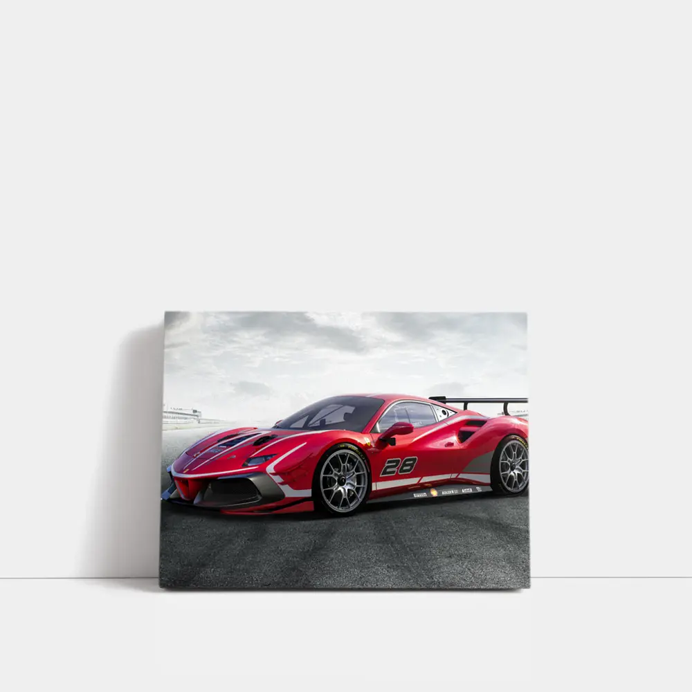 Ferrari 488 Challenge Evo Race Track – Wall Art