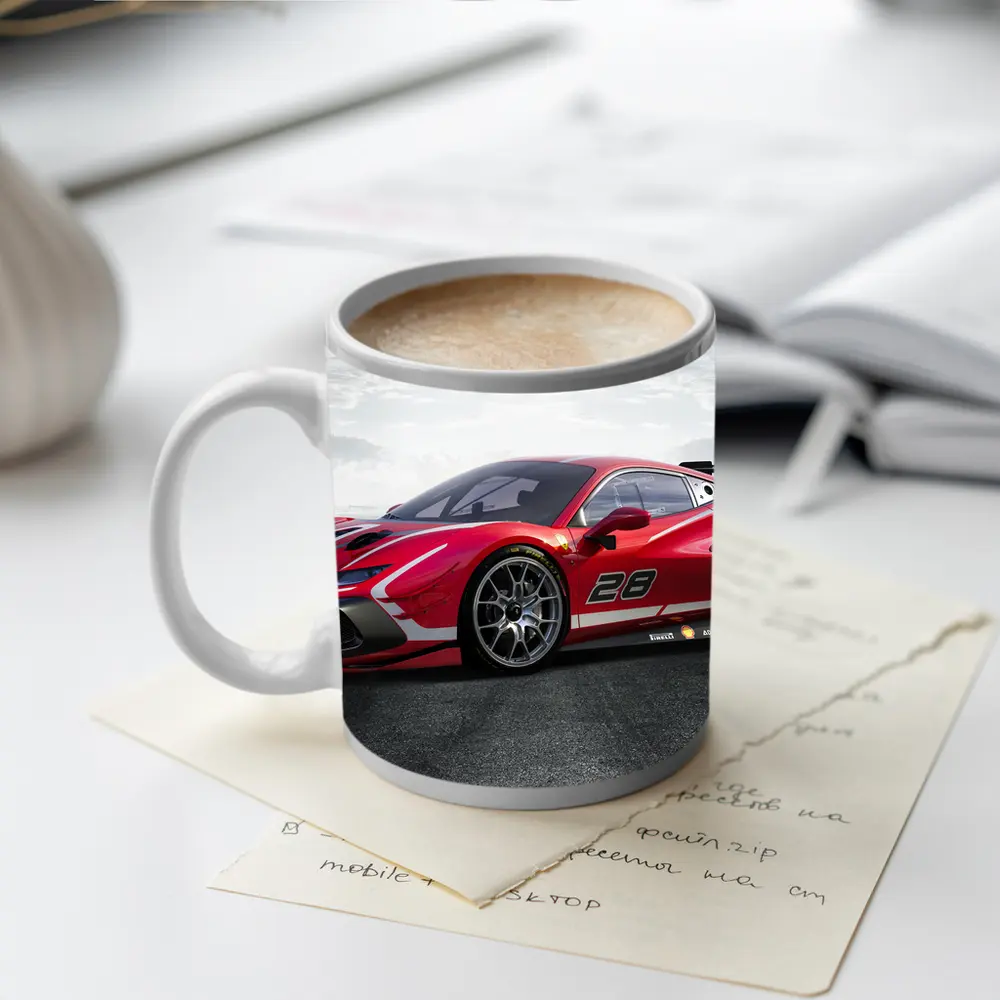 Ferrari 488 Challenge Evo Race Track – Mugs