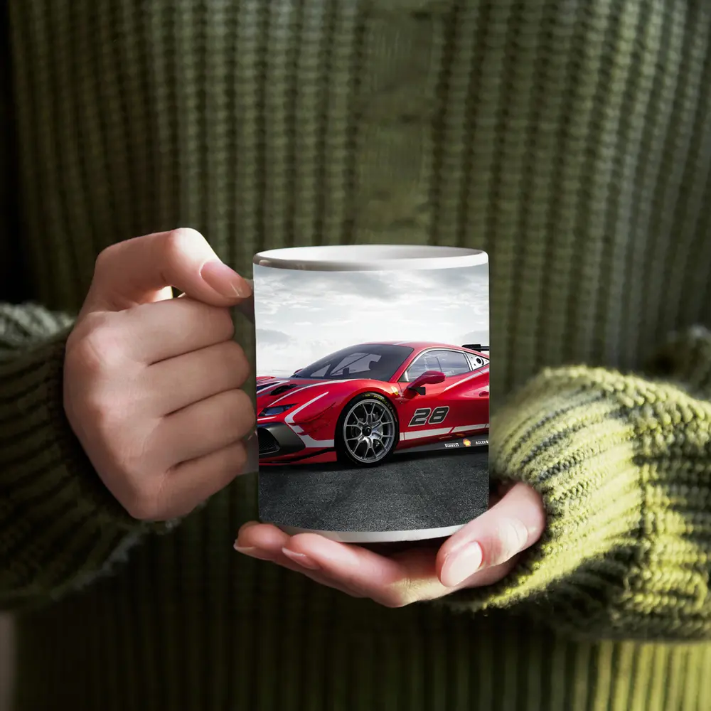 Ferrari 488 Challenge Evo Race Track – Mugs