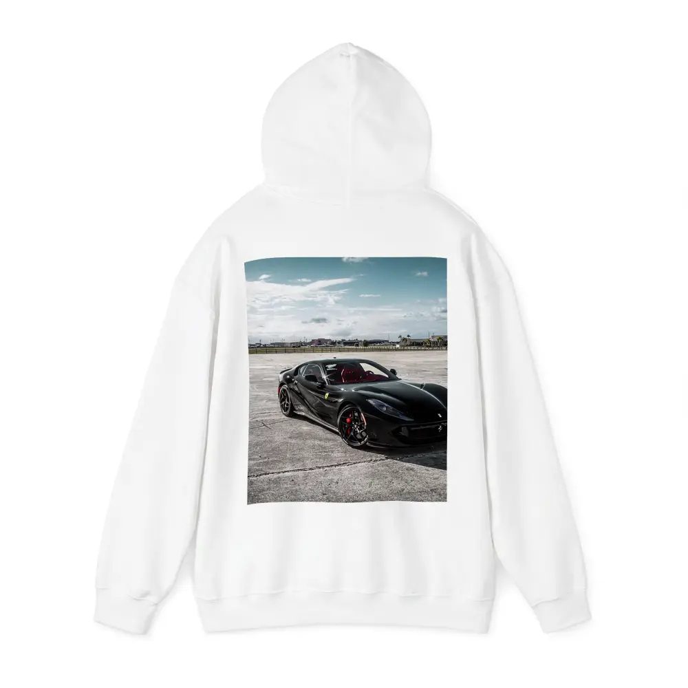 Ferrari 812 Superfast Black On Track – Hoodies