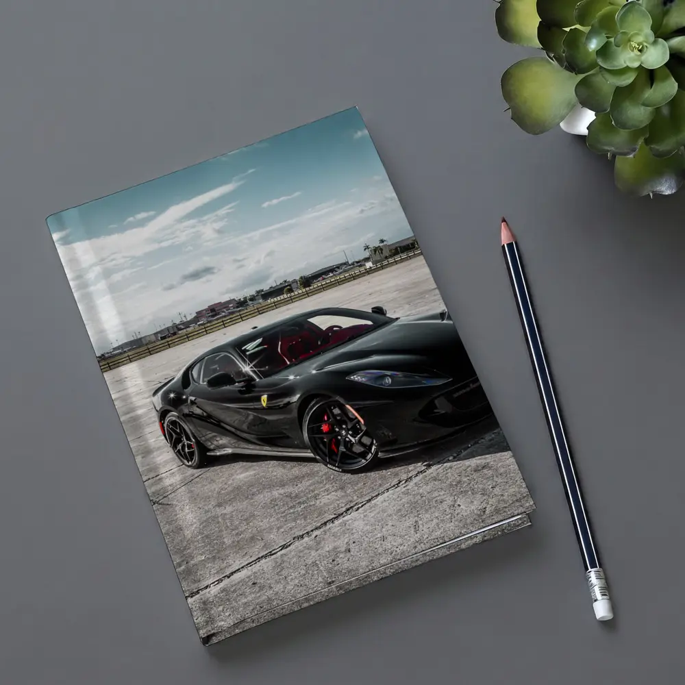 Ferrari 812 Superfast Black On Track – Notebooks