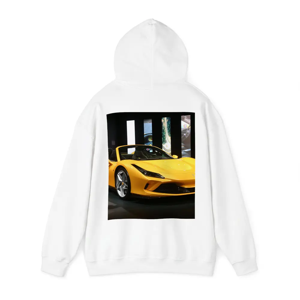 Ferrari F8 Spider Yellow Showroom Display – Hoodies