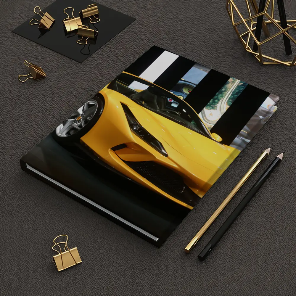 Ferrari F8 Spider Yellow Showroom Display – Notebooks
