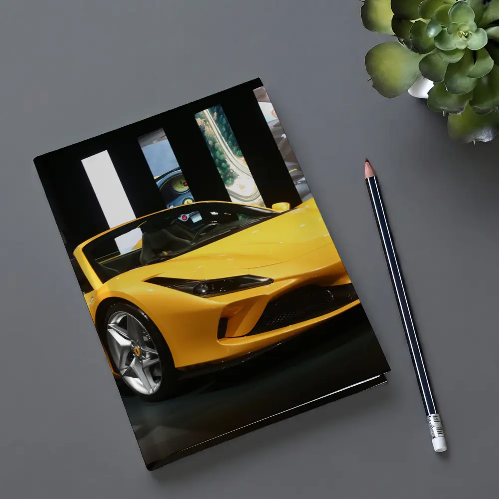 Ferrari F8 Spider Yellow Showroom Display – Notebooks