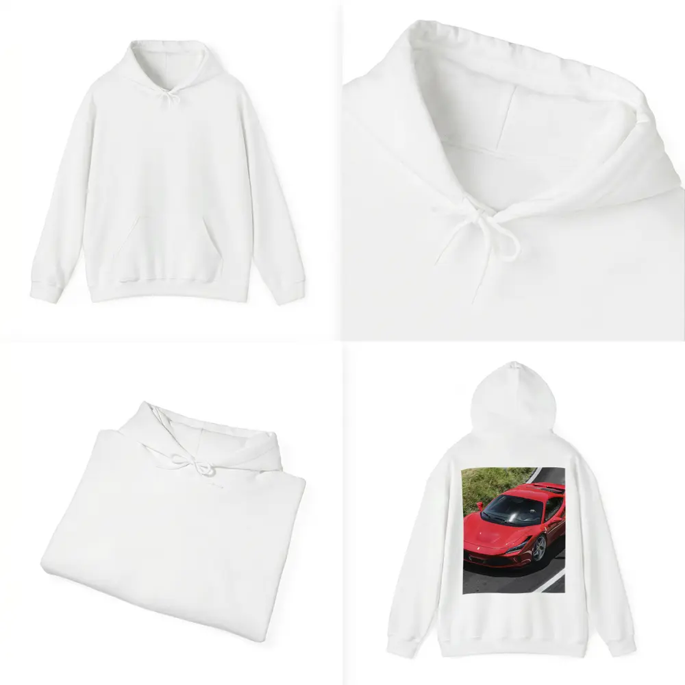 Ferrari F8 Tributo Red Supercar Road – Hoodies