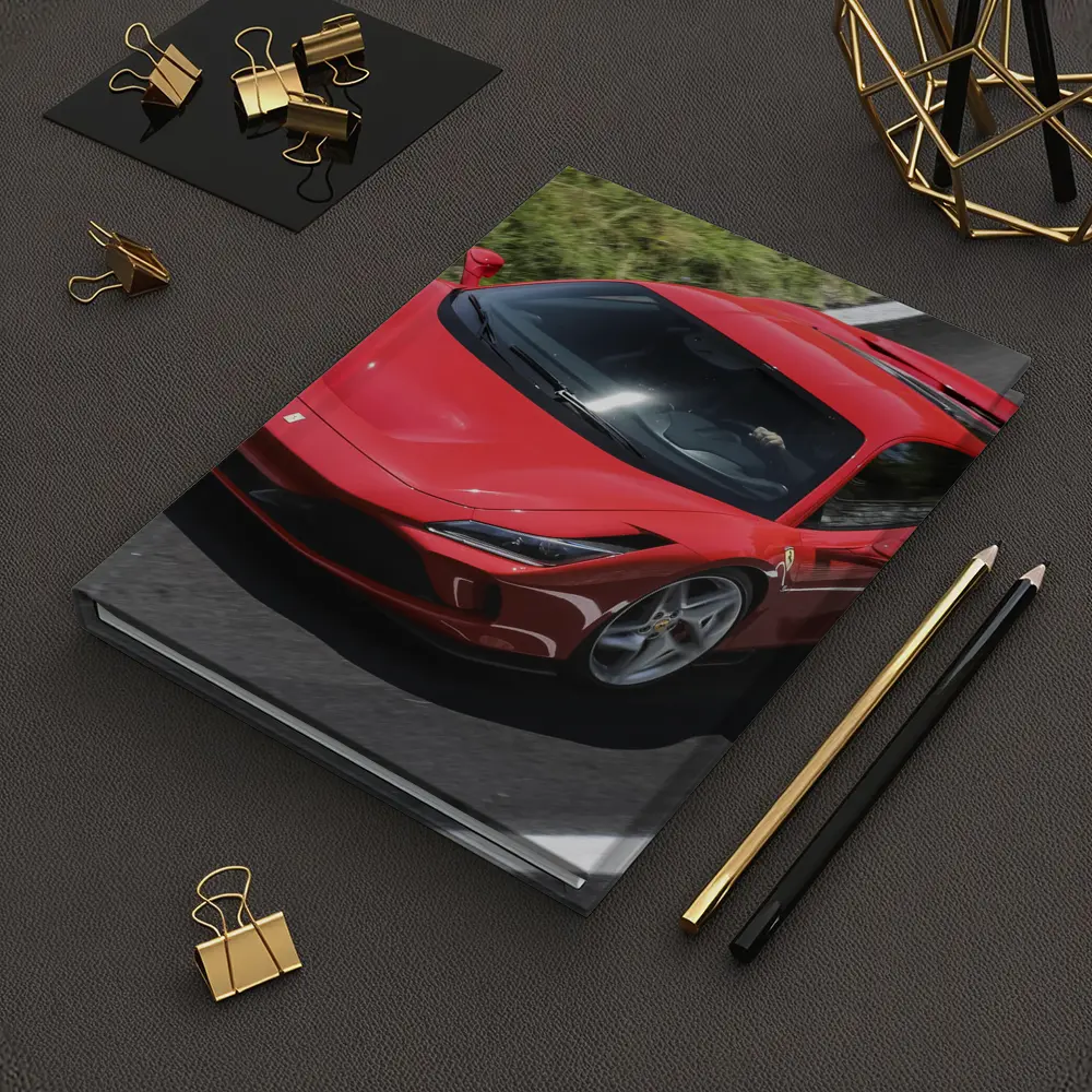 Ferrari F8 Tributo Red Supercar Road – Notebooks