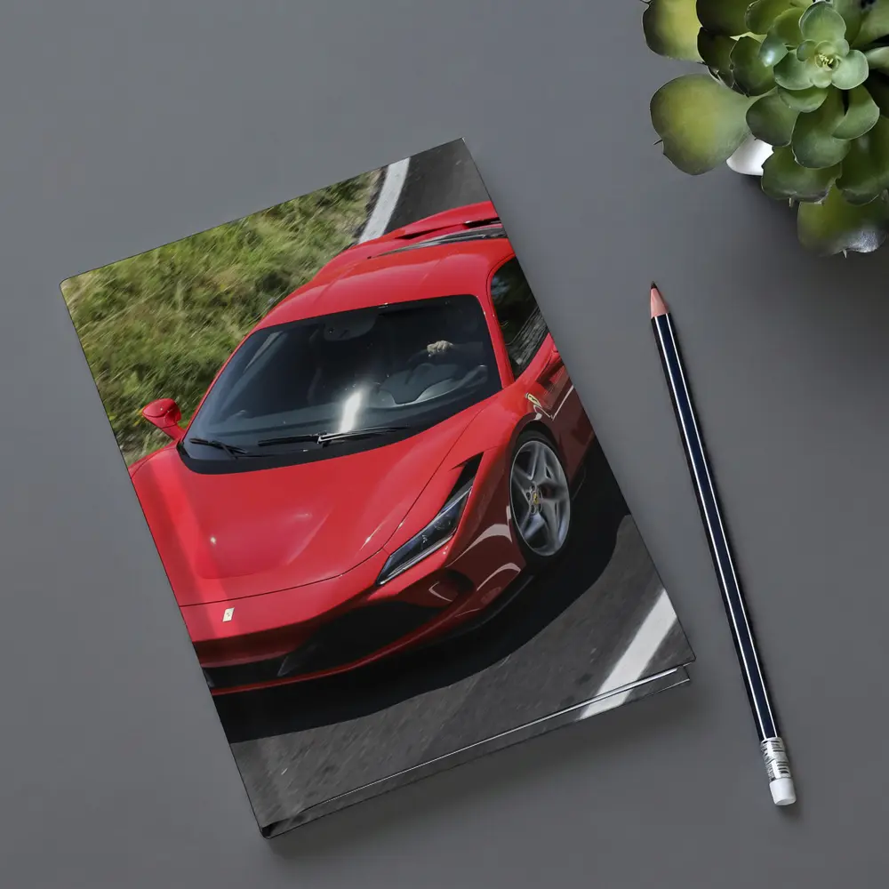 Ferrari F8 Tributo Red Supercar Road – Notebooks