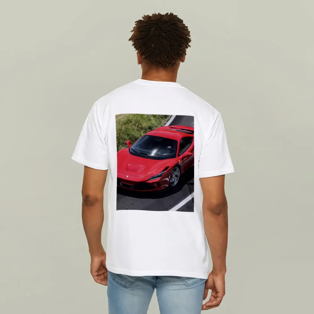Ferrari F8 Tributo Red Supercar Road – T-Shirts
