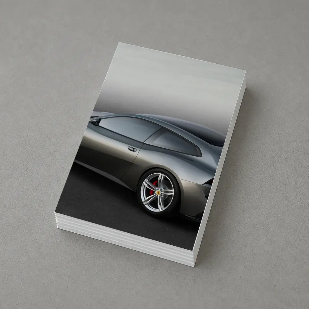 Ferrari GTC4 Lusso Gray Studio Shot – Postcards