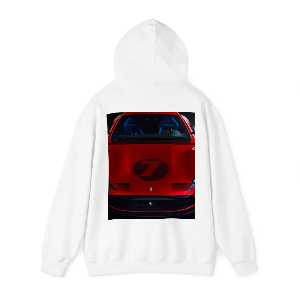 Ferrari Omologata Red Supercar Dark Studio – Hoodies
