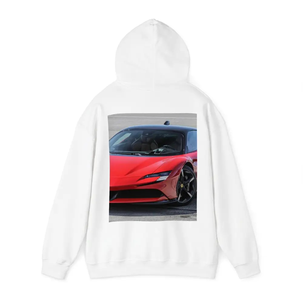 Ferrari SF90 Stradale Red on Track – Hoodies